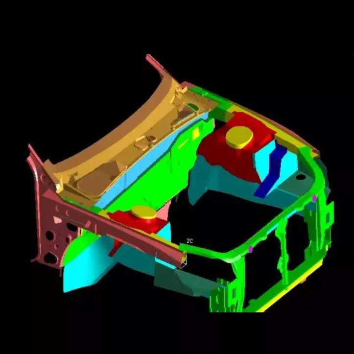Autode mootoriruumi koostu stantsimisstantsid