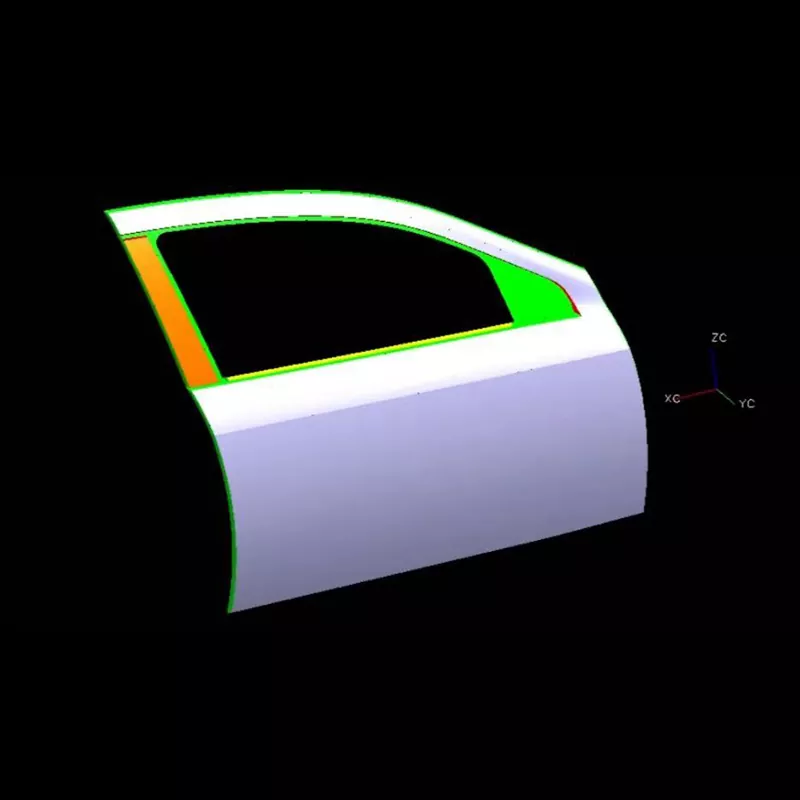 Auto parem esiukse välispaneeli stantsimisstants