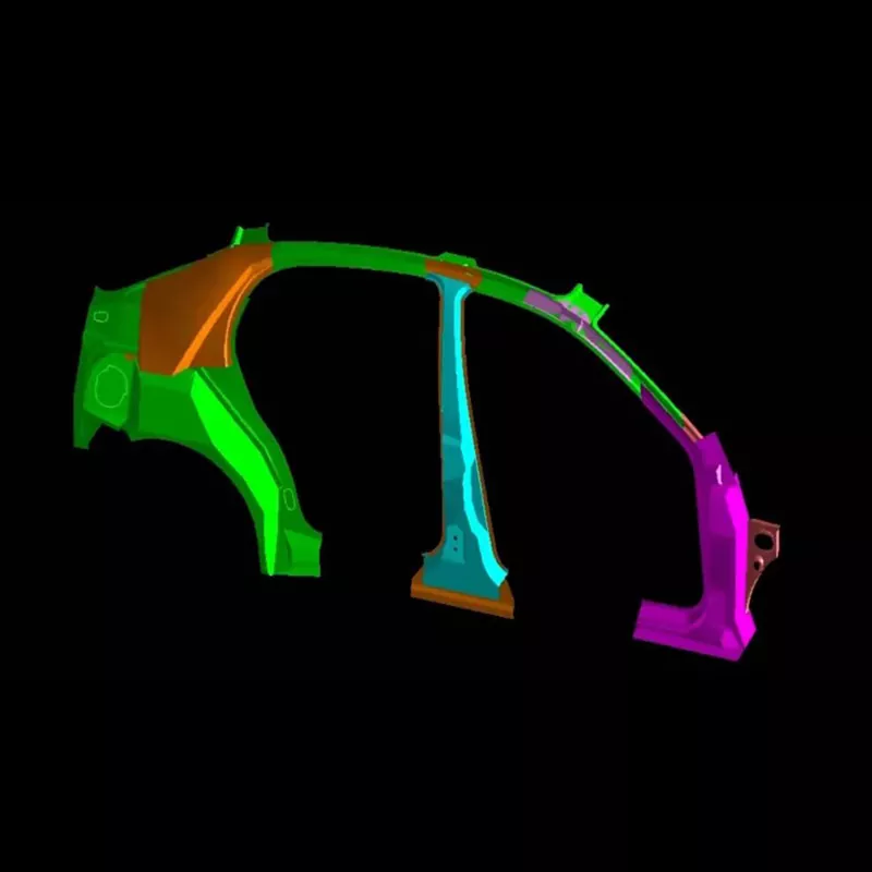 Autode külgpaneelide sisemise sõlme stantsimisstantsid